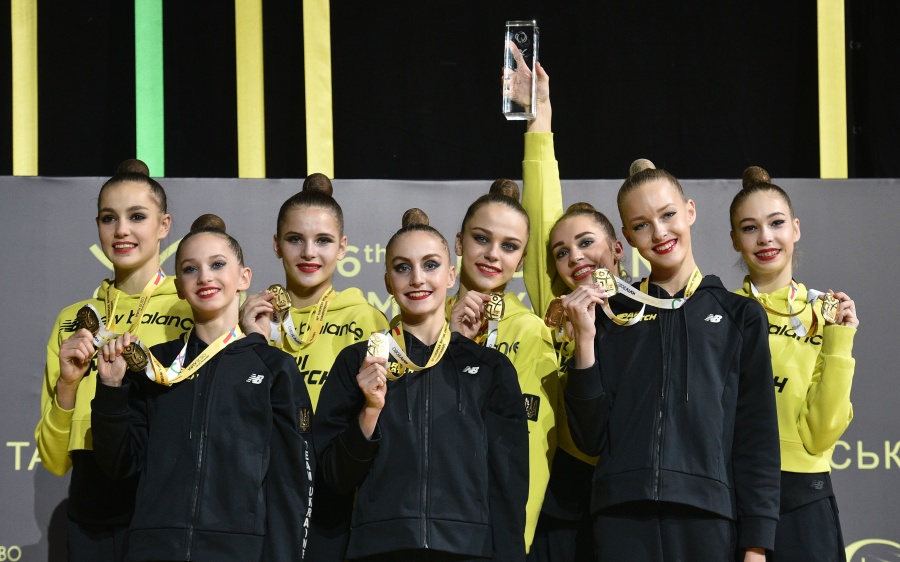 Израильтянки и украинки взяли «золото» на чемпионате Европы по гимнастике в Киеве